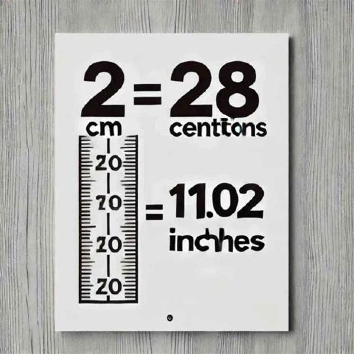 28cm to inches
