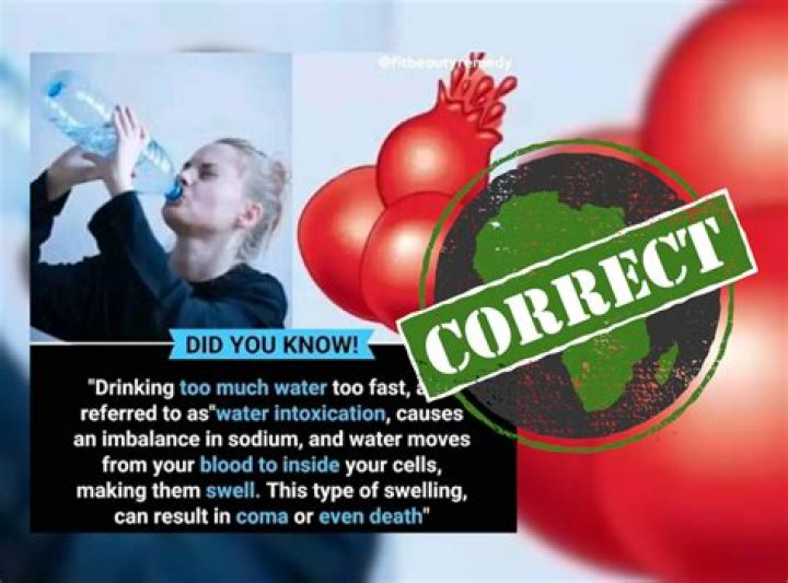 can you die from drinking too much water