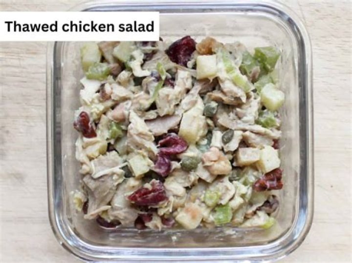 can you freeze chicken salad