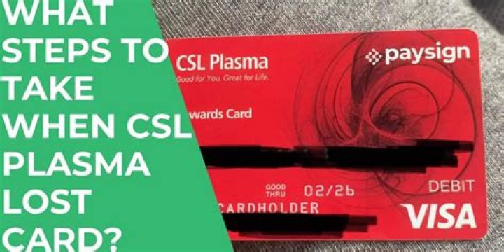csl plasma card