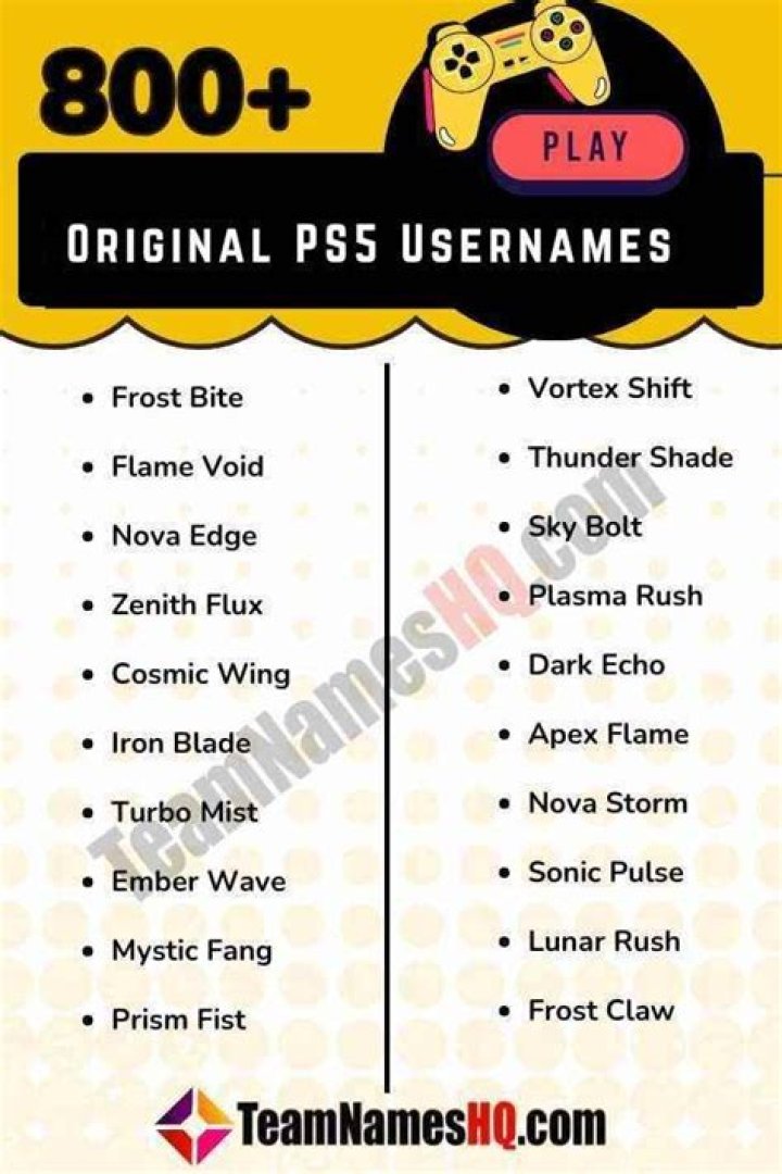 Discover Irresistible PlayStation Name Ideas