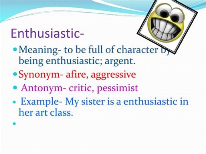 enthusiastic meaning