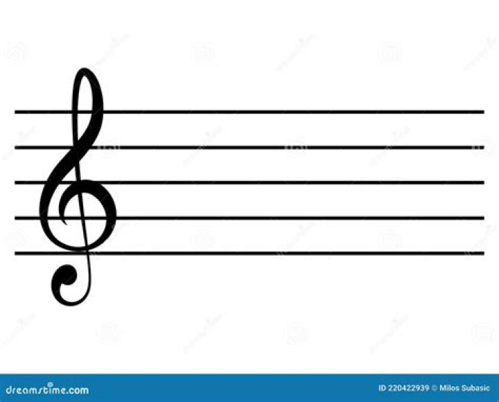 g clef staff