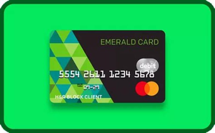 h and r block emerald card