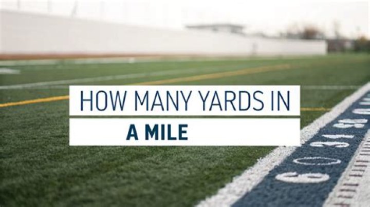 how many yards are in a mile
