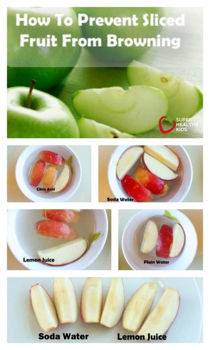 how to keep apples from turning brown