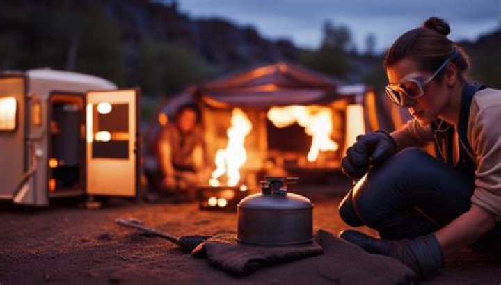 how to light a propane furnace in a camper