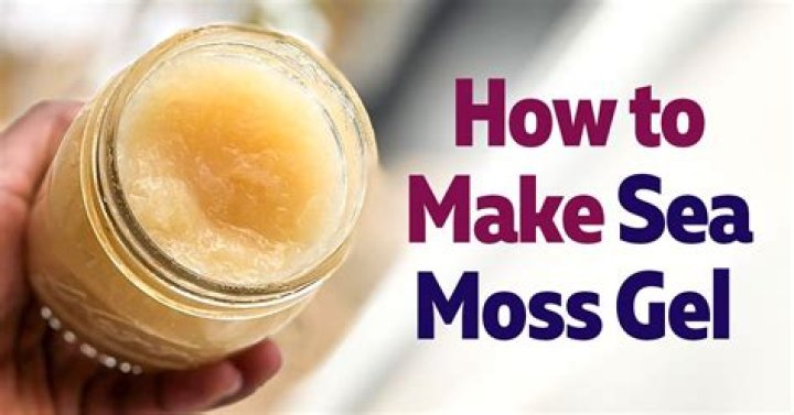how to make sea moss gel