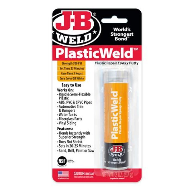 jb weld plastic