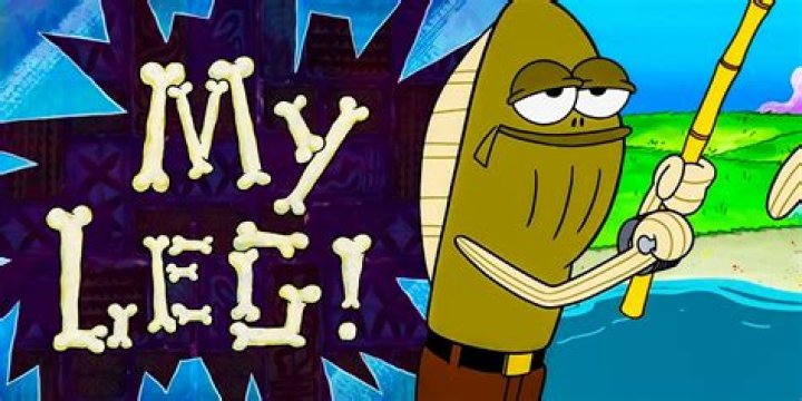 my leg spongebob