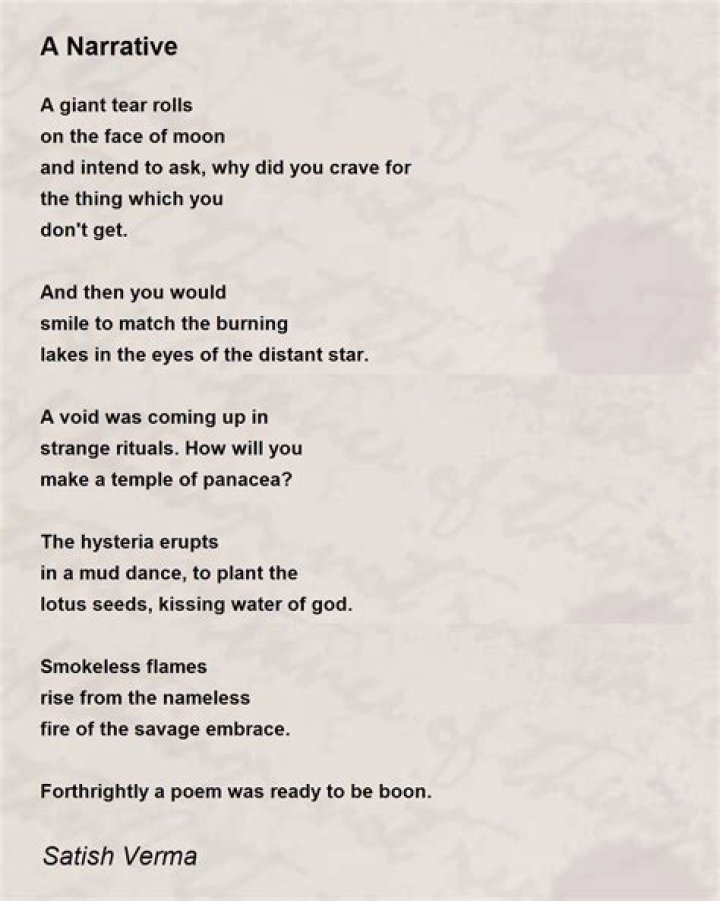 narrative poem