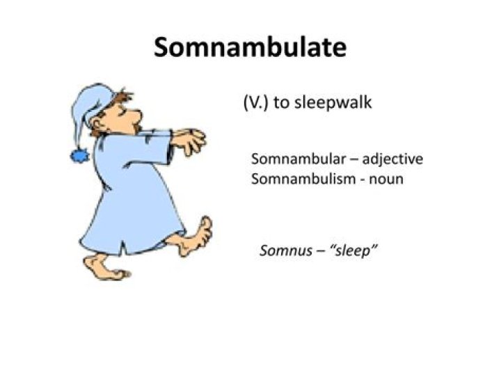 somnambulate