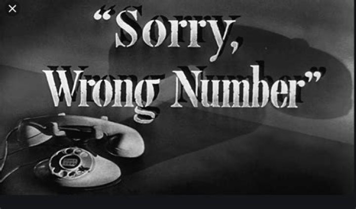 sorry wrong number