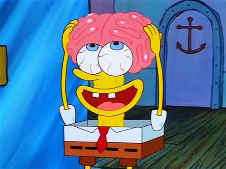 spongebob brain