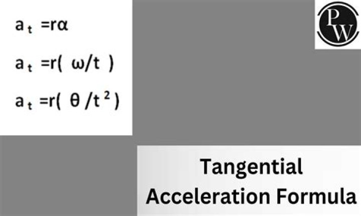 tangential acceleration formula