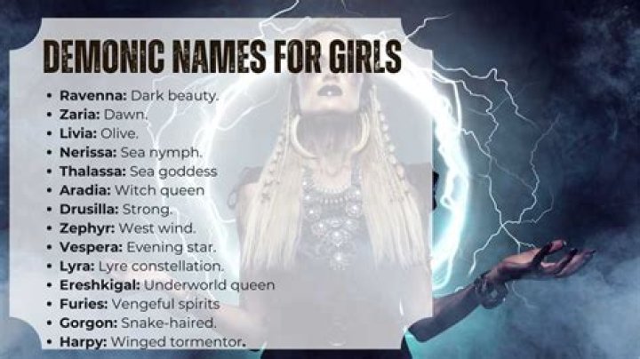 Unveiling The Enigmatic World Of Demonic Names For Females