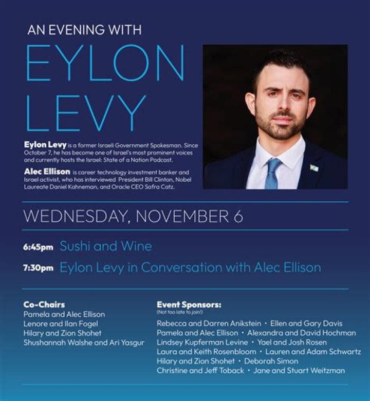 Visionary Leader And Philanthropist Behind Eylon Levy's Success