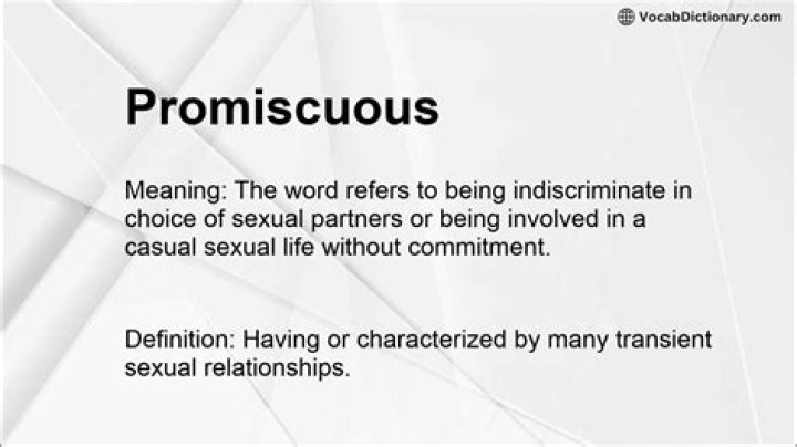 what does promiscuous mean